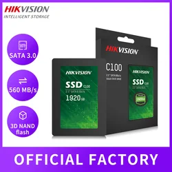 Hikvision – disque dur interne SSD C100, extension de stockage pour ordinateur portable de bureau 3D NAND 2.5 pouces SATA 3.0 120 go/240 go/48 