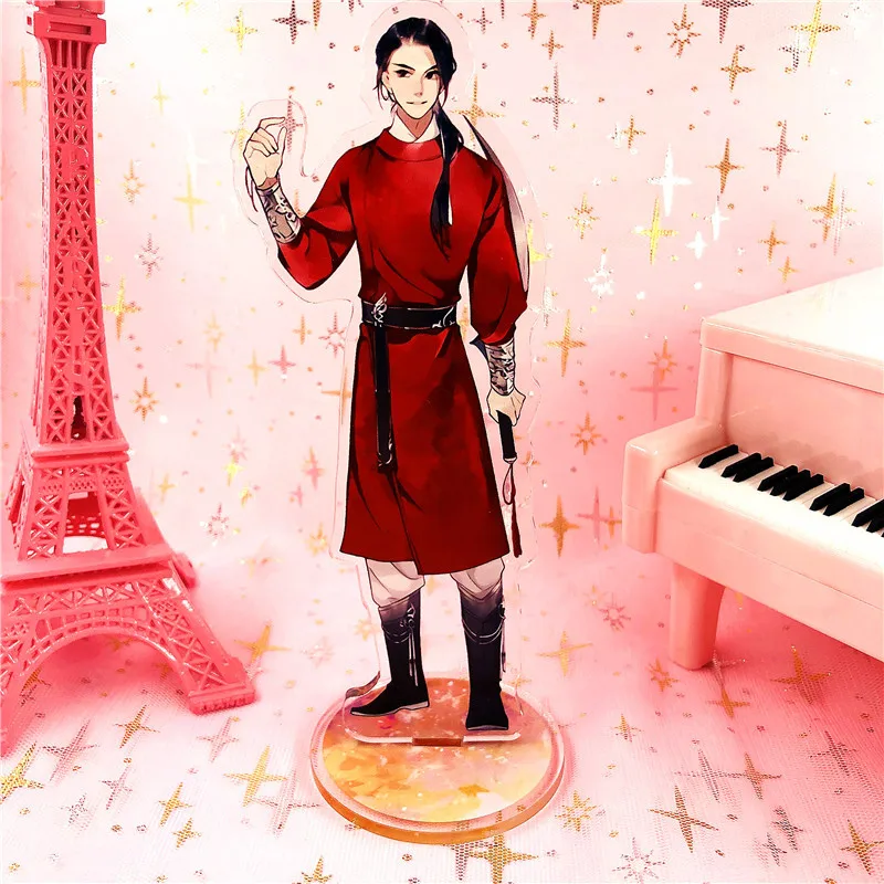 Мультфильм Аниме Тянь Гуань Ci Fu брелок Xie Lian Hua Cheng милые забавные акриловые Llaveros ювелирные изделия Mo Xiang Tong Xiu Sleutelhanger - Цвет: 16