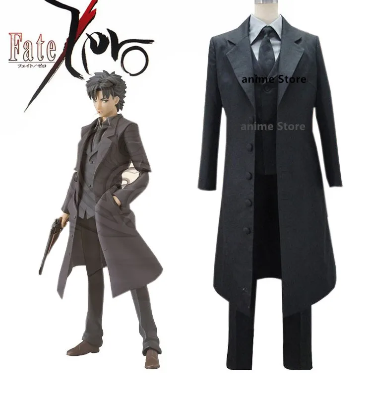 Аниме Fate/Zero одежда fate/stay night эмия кирицугу Косплей Костюм Полный комплект