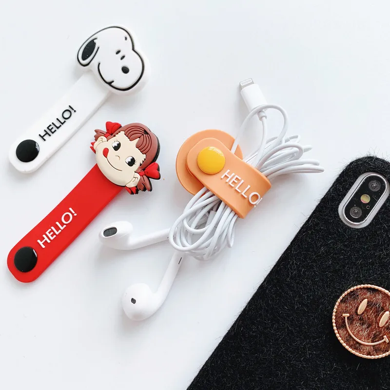 1 шт. мультяшный кабель протектор линии передачи данных шнур защитный чехол