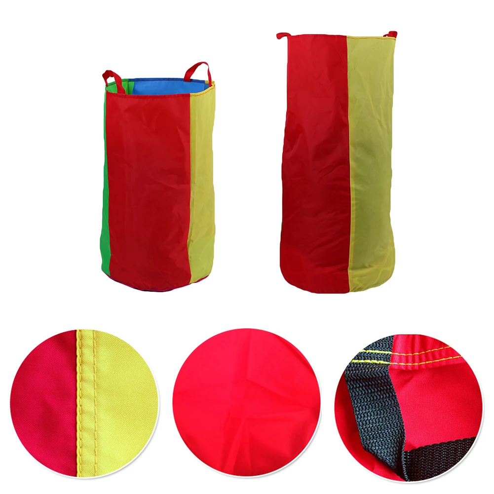 Children Contrast Color Garden Lawn Hand-eye Coordination Durable Colorful Outdoor Jumping Bag School Activity Oxford Cloth