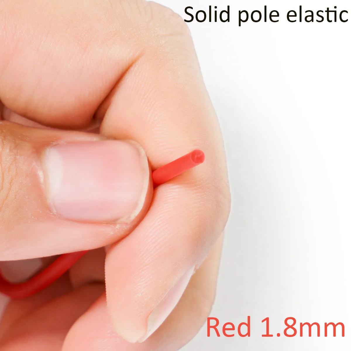 New 3m/6m/10m/20/50m Solid Core Pole Elastic Red Diameter 1.8mm Fishing Lines Latex Tube Retention Rope Fishing Tackles