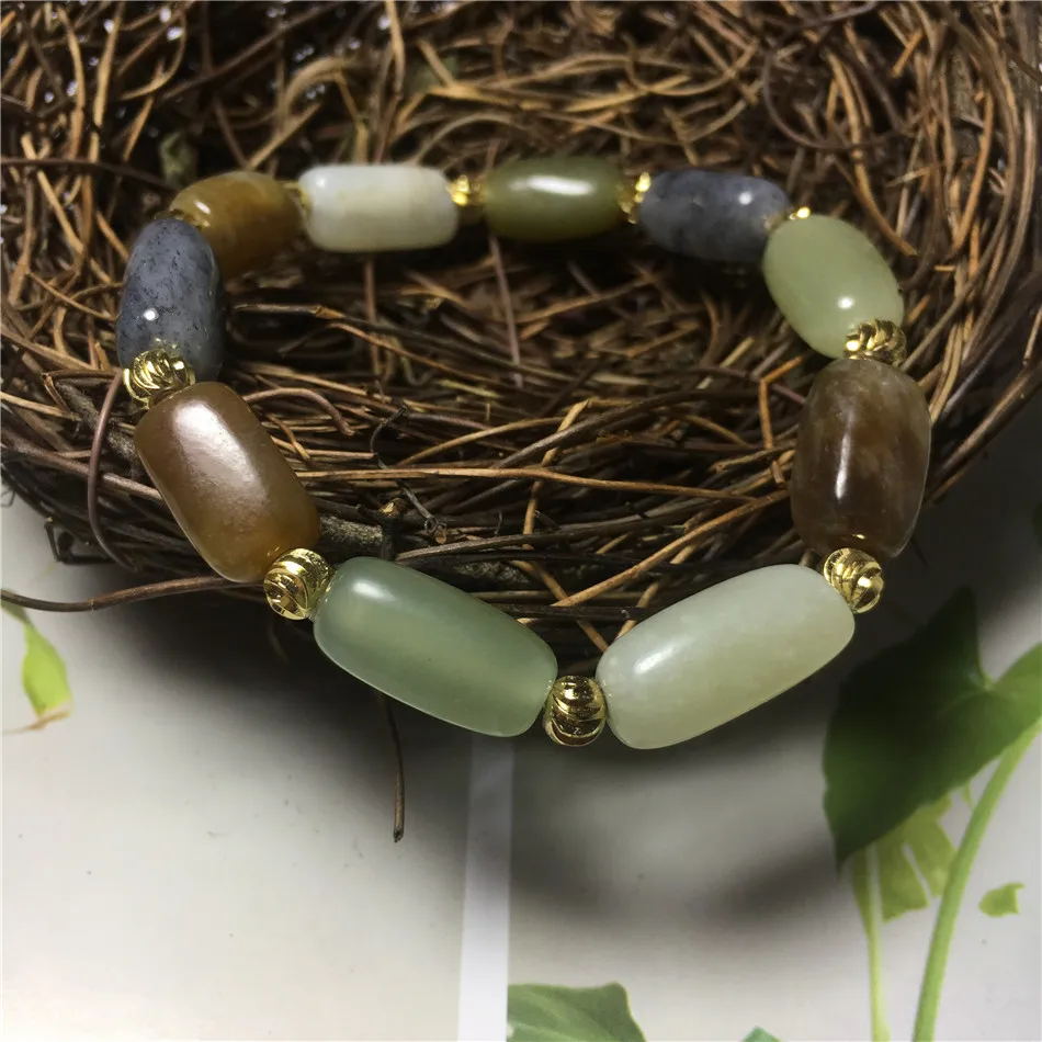 Jadery Jade Stone Bead Bracelets For Women Natural Handmade Gems &amp Bangles Luxury Fine Jewelry Black Friday Deals 2019 | Украшения и