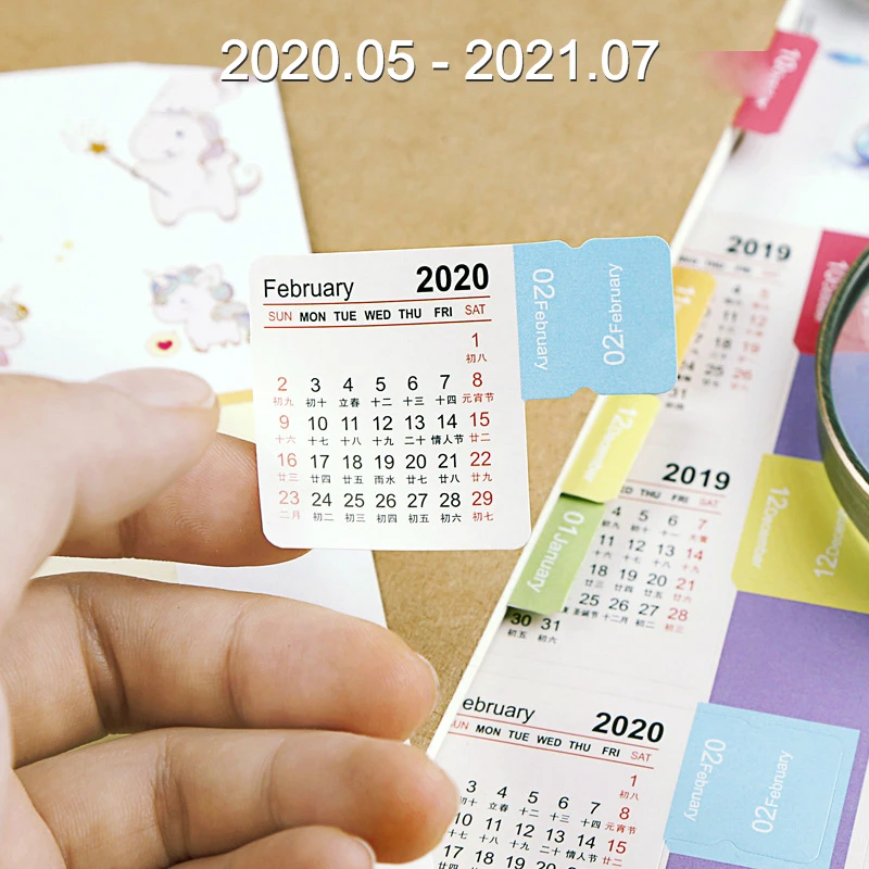 2 шт. декоративные наклейки на календарь|stationery stationery|stationery plannerstationery sticker |