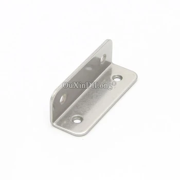 

50PCS 304 Stainless Steel Furniture Corner Braces L Shape Right Angle Furniture Support Holder Brackets Connectors 20X20X60mm