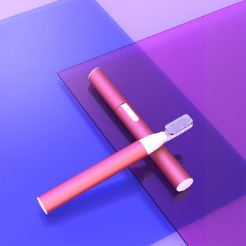 

1PC Electric Nail Drill File Buffer Pink Color Aluminum Handle Grinding Sanding Nail Art Nanoparticle Design Portable Nail Tool