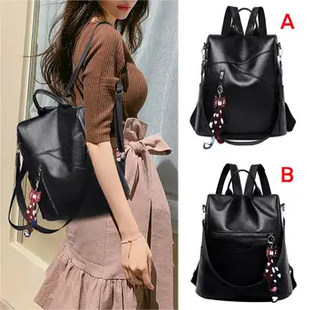 

Women Color Matching Wild Fashion Leisure Travel Bag Student Bag Backpack