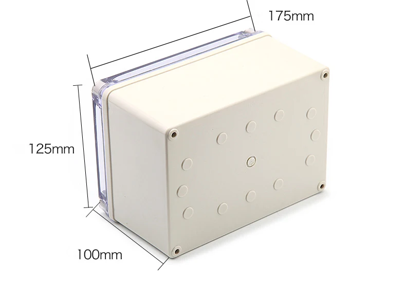 175*125*100 мм IP67 водонепроницаемый пластиковый корпус коробка электронный корпус для установки Корпус Наружная распределительная коробка с монтажная панель