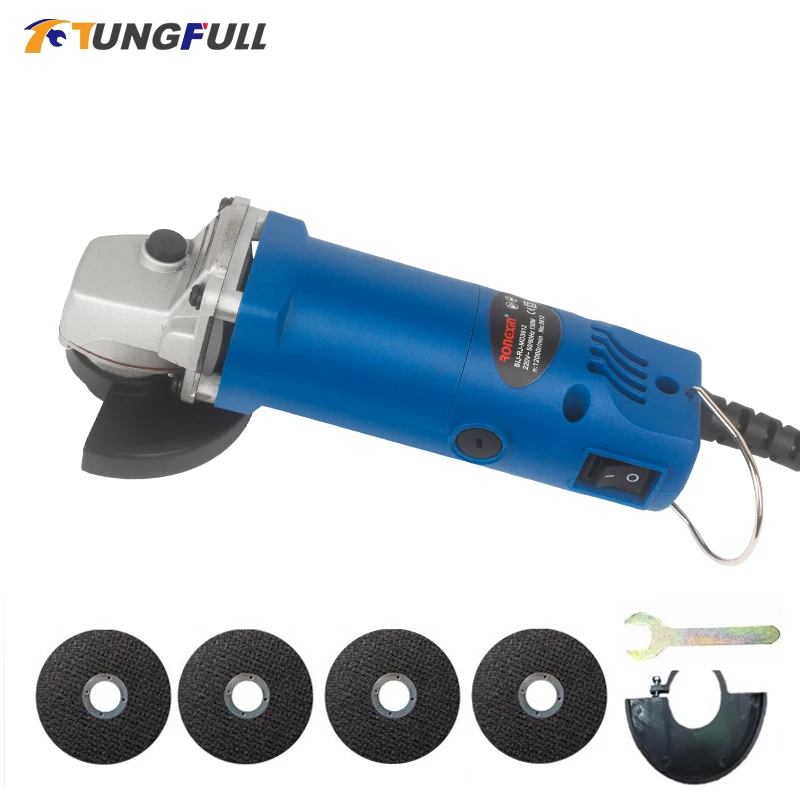 Mini Electric Angle Grinder 6 Speed Small Polishing Machine 75mm Cutting Machine Portable Polisher Cutting Metal Wood