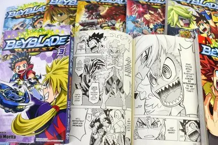偉大な 10冊のbeybladeバーストボリューム1 10 英語のmangaブック 大人の漫画 アニメ ストーリー 刺broブック 安い購入 Aomori Juukou Co Jp