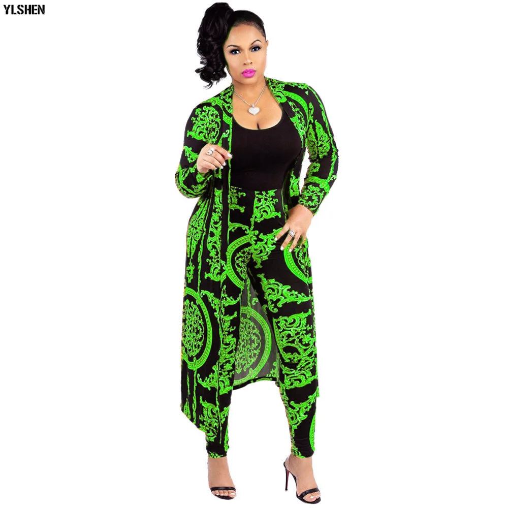 Комплект из двух предметов с рисунком комплект из обуви в африканском стиле платья для Для женщин в африканском стиле размера плюс одежда Анкара длинное платье костюм халат Bazin африканского Femme - Цвет: Style1 Green