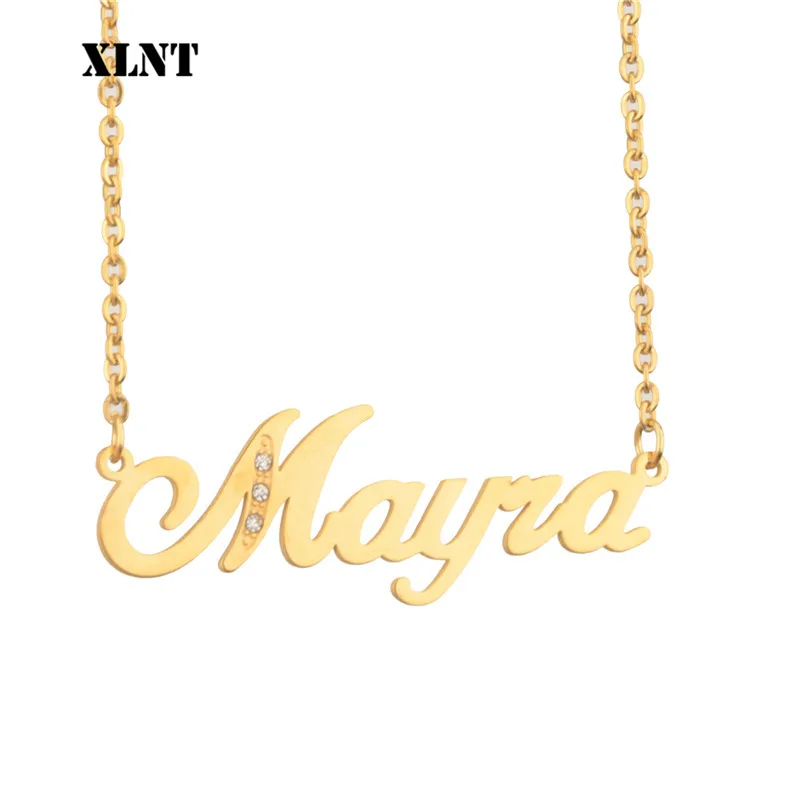 XLNT Mayra именное ожерелье на заказ с именем бижутерия | Украшения и аксессуары