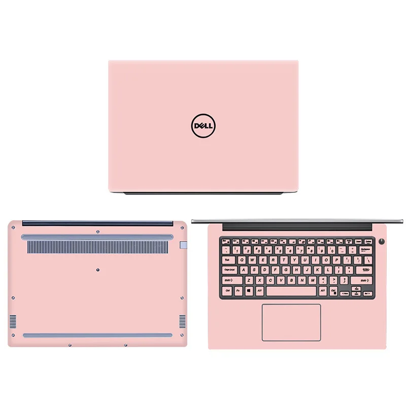 Skin Autocollant Pour Dell XPS 13 - Vinyle Design Rose - Compatible 9370/9360/9350