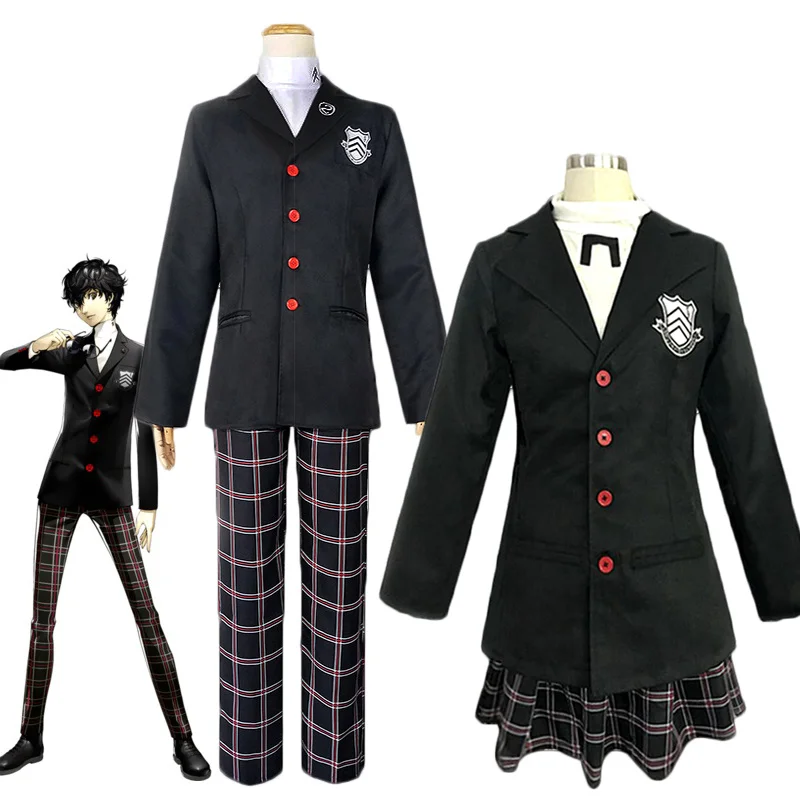Костюм для косплея из аниме Persona 5 Kasumi Yoshizawa Ren Amamiya школьная форма костюм костюма P5