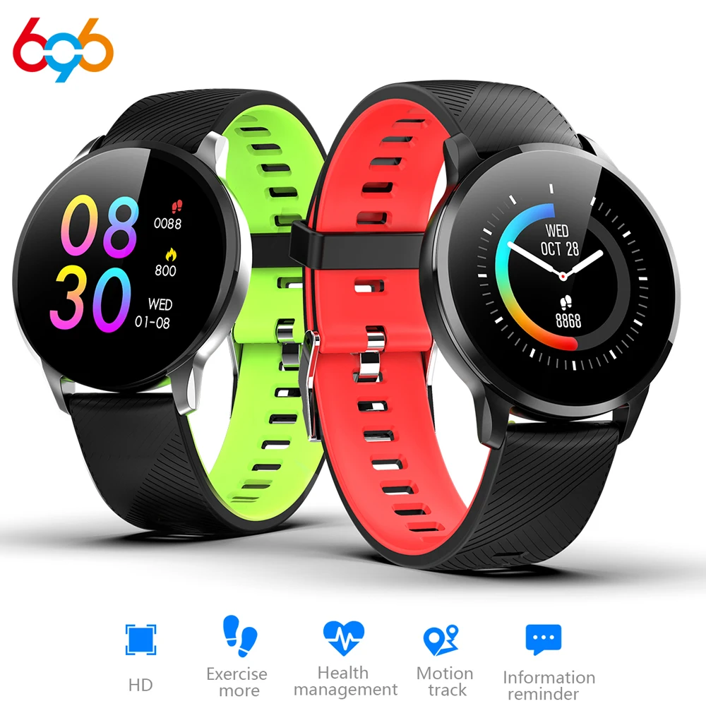

696 Y16 Smart Watch Waterproof Fitness Tracker Watch Heart Rate Blood Pressure Monitor Smartwatch Sports Fitness Bracelet Women