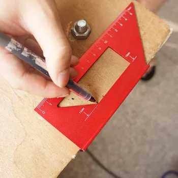 

T-type Scriber Guide Ruler Multifunctional 45 90 Degree Angle Tools for Woodworking Measuring LKS99