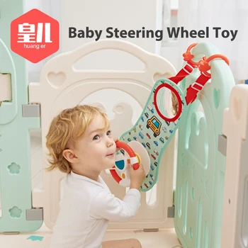 Baby Kids Eletric Simulation Steering Wheel Musical Developing Educational Toys Car Seat Early Education Sounding Infant Kid Toy 1