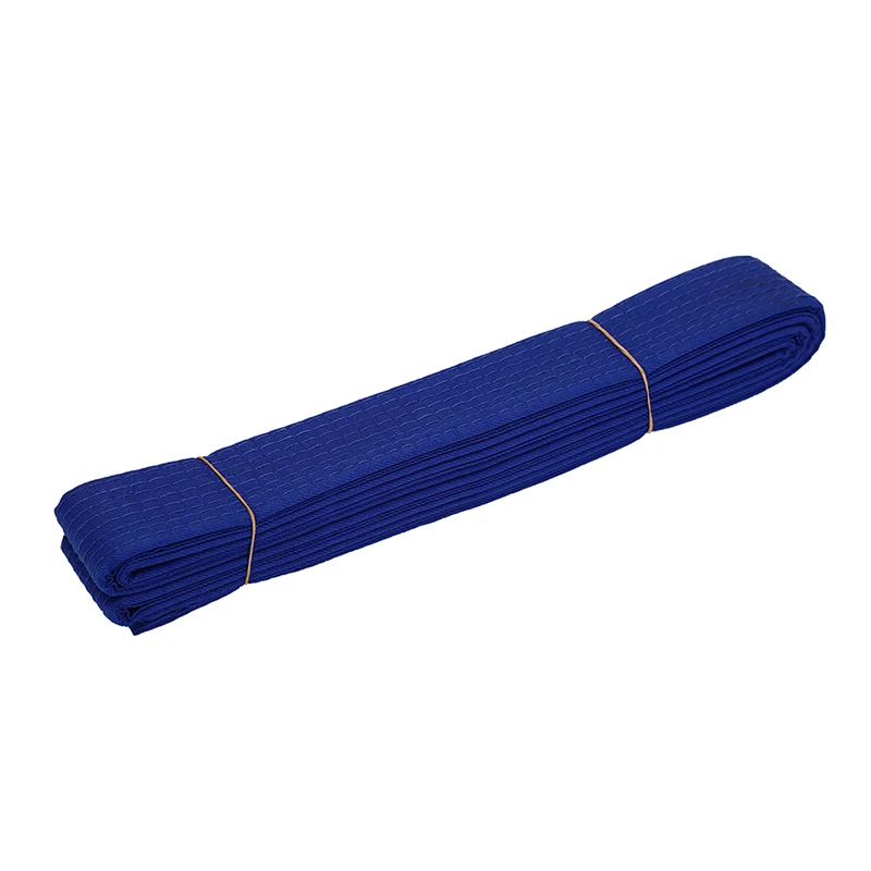BLUE 1 шт. тхэквондо пояс для боевых искусств каратэ, дзюдо Форма Пояс 220 см - Цвет: BLUE