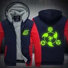 Fashion Brand Tracksuit Men Hoodie Winter Male Fleece Hoodies Naruto Cosplay Track Casual Hooded Sweatshirt Mens Jacket Coat