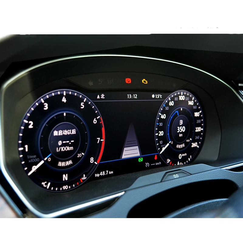 Датчики спидометра Liandlee для приборной панели ЖК датчики Volkswagen VW Passat B8 CC Dasher