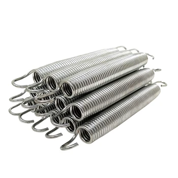 

Super sell-12/Pack 6.5 Inch Trampoline Spring Steel Replacement Kit for Extra Bounce Trampoline Accessories