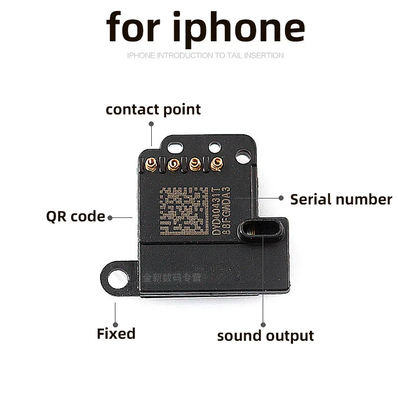 

1pcs New Earpiece Speaker For iPhone X 5 5s 5c SE 6 6S 7 8 Plus Ear Speaker Earpiece Ear-Speaker cell phone parts replacement