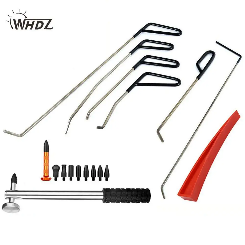 

FURUIX Paint-free Dent Repair Car Rod Hook Dent Removal Tool Kit Tool Hammer