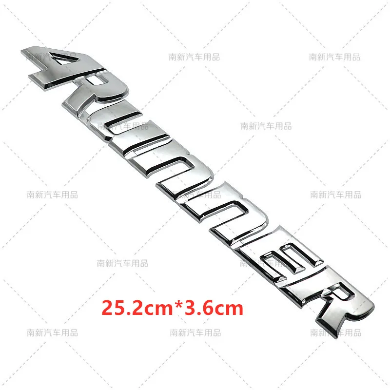4Runner Emblem Badge Rear Trunk Decals Decoration Stickers For Tundra Tacoma 4runner Pickup Trucks Car Styling Car Accessories
