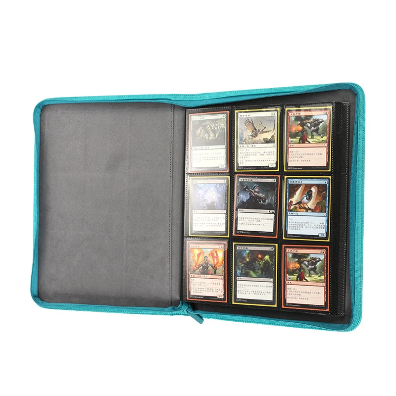 Wasserdichter Karten binder 480 Taschen Sammelkarten album Ordner, 360 Grad  Lade tasche Album Seiten Binder für Spielkarte