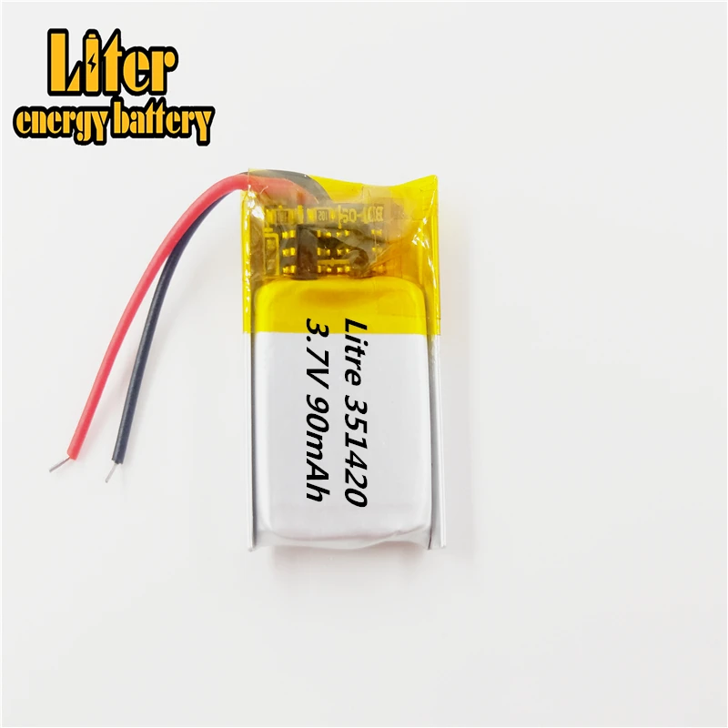 351420 351520 90mah 3 7 v литиевая батарея|90mah 3.7v|3.7v lithium batterybattery mp3 |
