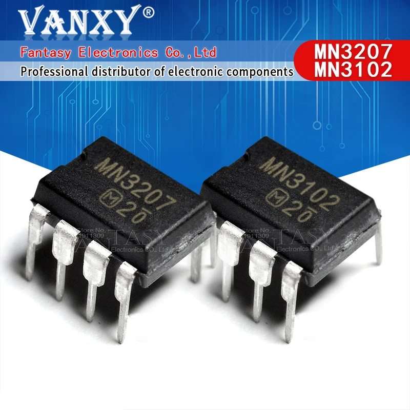 10 шт. 5 пар (5 MN3207 + MN3102 ) DIP-8 BL3102 BL3207 DIP8 DIP | Электронные компоненты и принадлежности