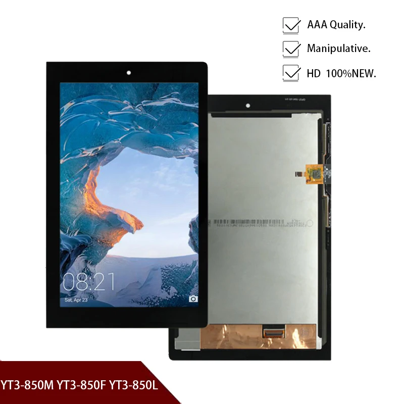 Для Lenovo Yoga Tab 3 8 0 YT3 850M 850F 850L ЖК дисплей с сенсорным экраном дигитайзер в сборе