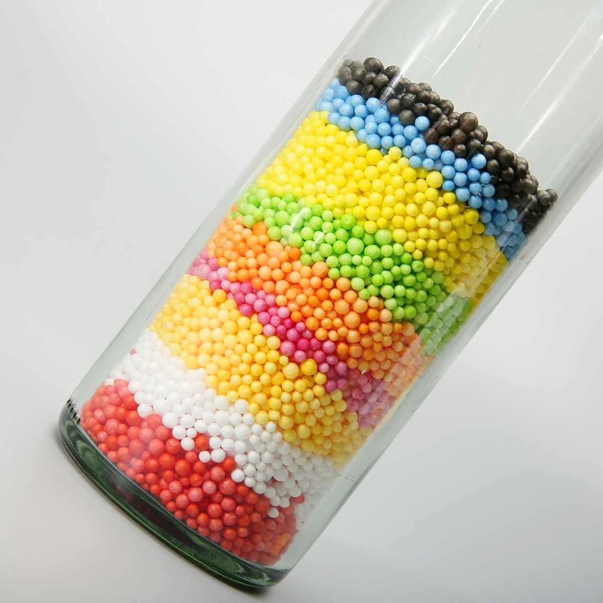 20000pcs 12 Pack Colorful Pastel Foam Beads Colorful Polystyrene Foam Balls Styrofoam Filler Foam Mini Beads Balls Crafts