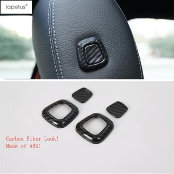 

Lapetus Accessories Fit For Mercedes-Benz GLE GLS Gle320 450 2020 Head Pillow Headrest Adjust Button Cover Trim Carbon Fiber ABS
