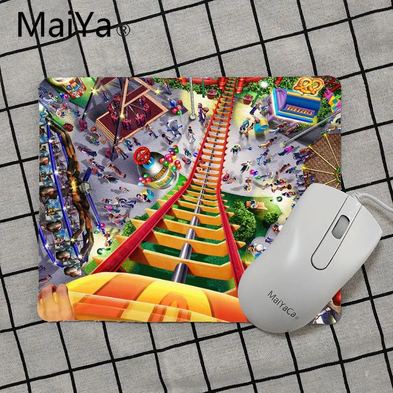 No Lock Edge18x22cm Maiya высокое качество Planet Coaster компьютерные игровые коврики для мыши Лидер продаж подставка под руку мышь - Цвет: No Lock Edge18x22cm