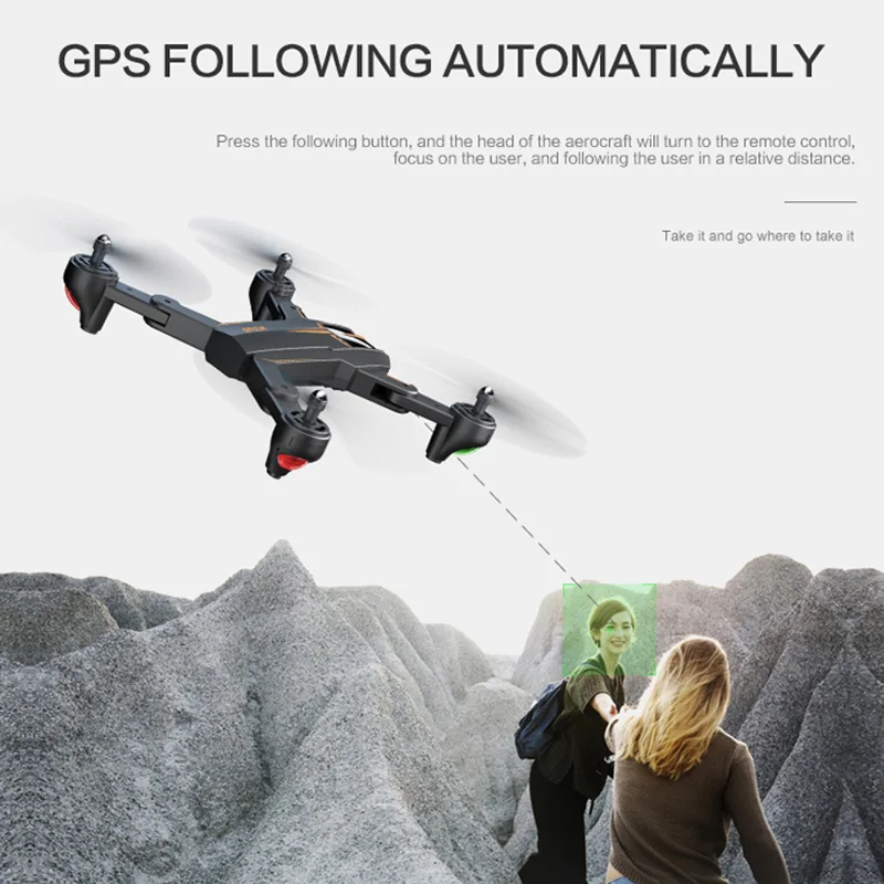 VISUO XS812 gps Радиоуправляемый Дрон с 1080 P/4 K HD камерой 5G Wi-Fi FPV высота удержания один ключ возврат RC Квадрокоптер Вертолет VS XS809S E58