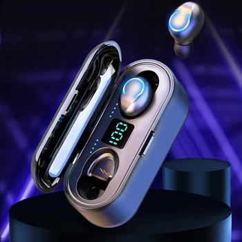 

2020 New F9-8 Wireless Headphones Bluetooth 5.0 Earphone TWS HIFI Mini In-ear Sports Running Headset Support HD Call