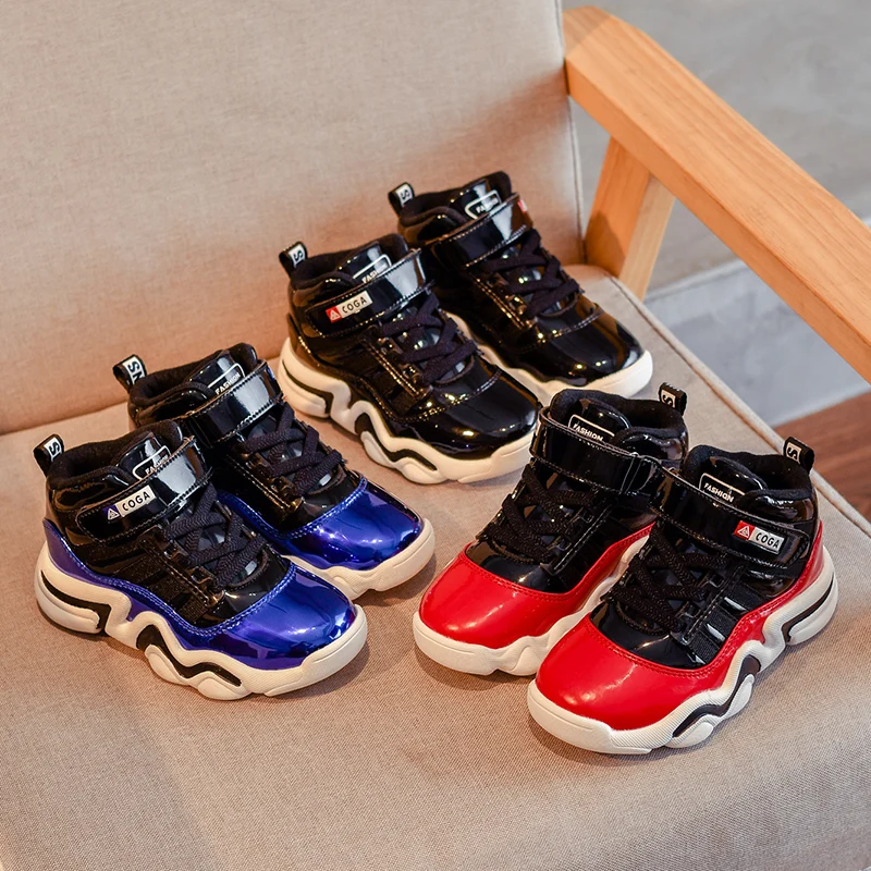 Размер 26 40 зимняя теплая Баскетбольная обувь для мальчиков баскетбольные