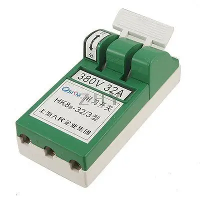 AC 380V 32A Трехфазный 3P открытый резак Тип нагрузки выключатель-разъединитель