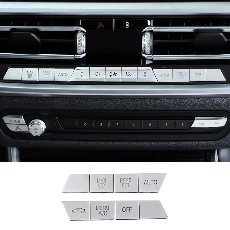 

For BMW 3 Series G20 G28 2020-21 car steering wheel button decoration cover trim strip door unlock button decal interior