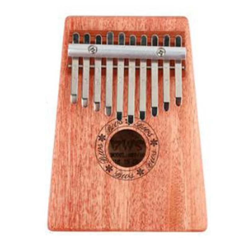 

10-Key Portable Kalimba Thumb Piano Mahogany Keyboard Instrument Tuning Hammer for Adults,Children and Beginners