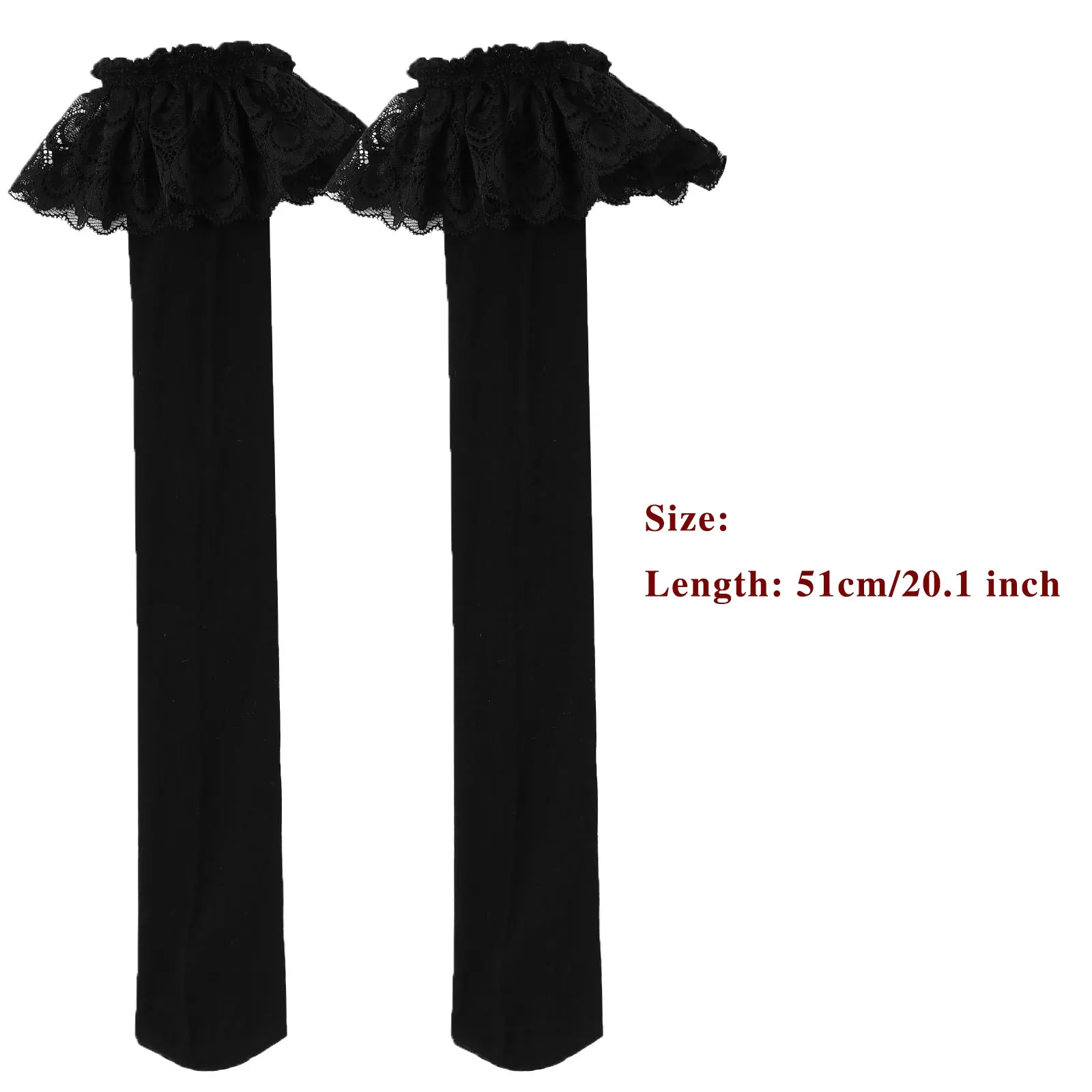 Cosplay&ware Women Sheer Soft Thigh High Long Stockings With Lace Trimming Ladies Tube Over Knee Socks Japanese Harajuku -Zentai shop online Hee284df5eaaf4bac869ccb90f17e137eg.jpg