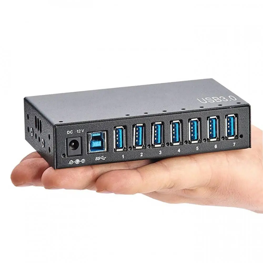 Sipolar A173 7 портов питания ed промышленный USB3.0 концентратор Высокоскоростная