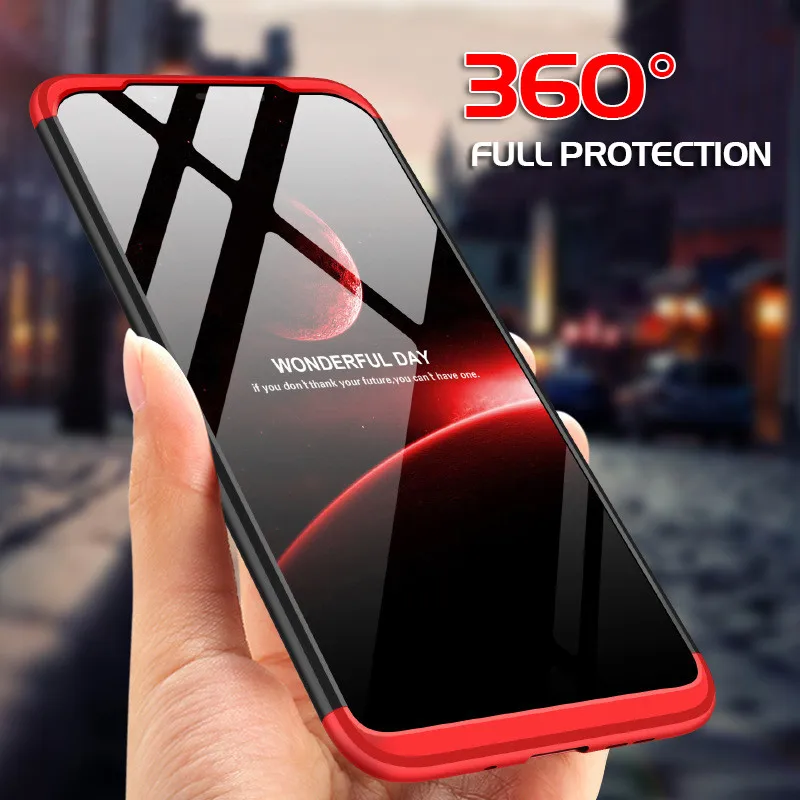 3 в 1 360 Жесткий Роскошный чехол для Nokia 7 6 Plus 2018 противоударный матовый пластиковый