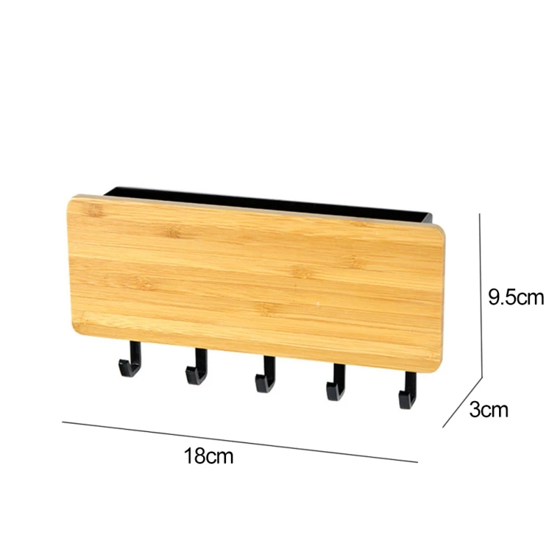 Домашний компактный настенный стеллаж для хранения с крючком винтажный крючок