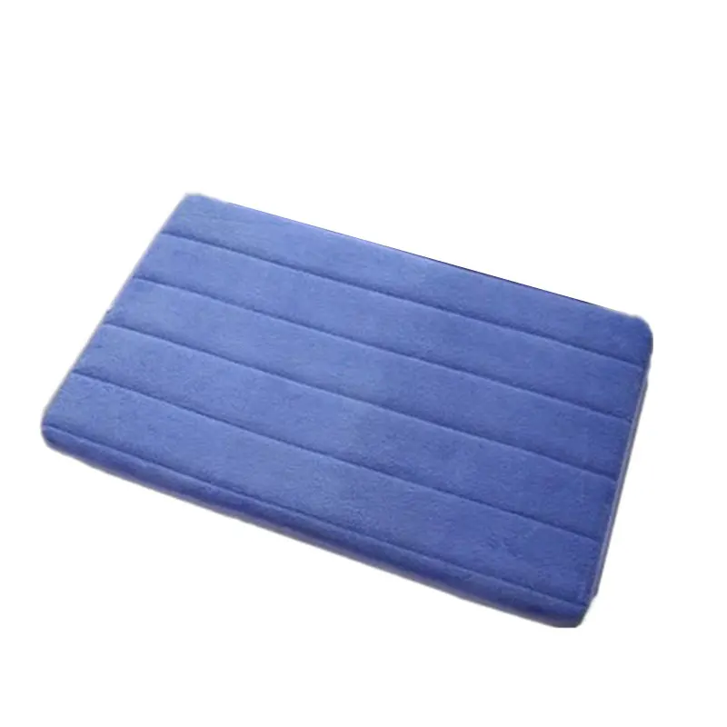 3 шт./компл. Memory Foam коврик для ванной коврик, современный напольный анти-на плюшевой подкладке, Ванная комната ковры коврики, ковер, Ванная комната, туалет коврик, коврик alfombras - Цвет: Blue 1piece