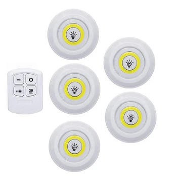 

Dimmable Touch Sensor LED Under Cabinet Light COB Led Puck Lights Closet Cupboard Showcase Drawer Wardrobe Indoor night Light