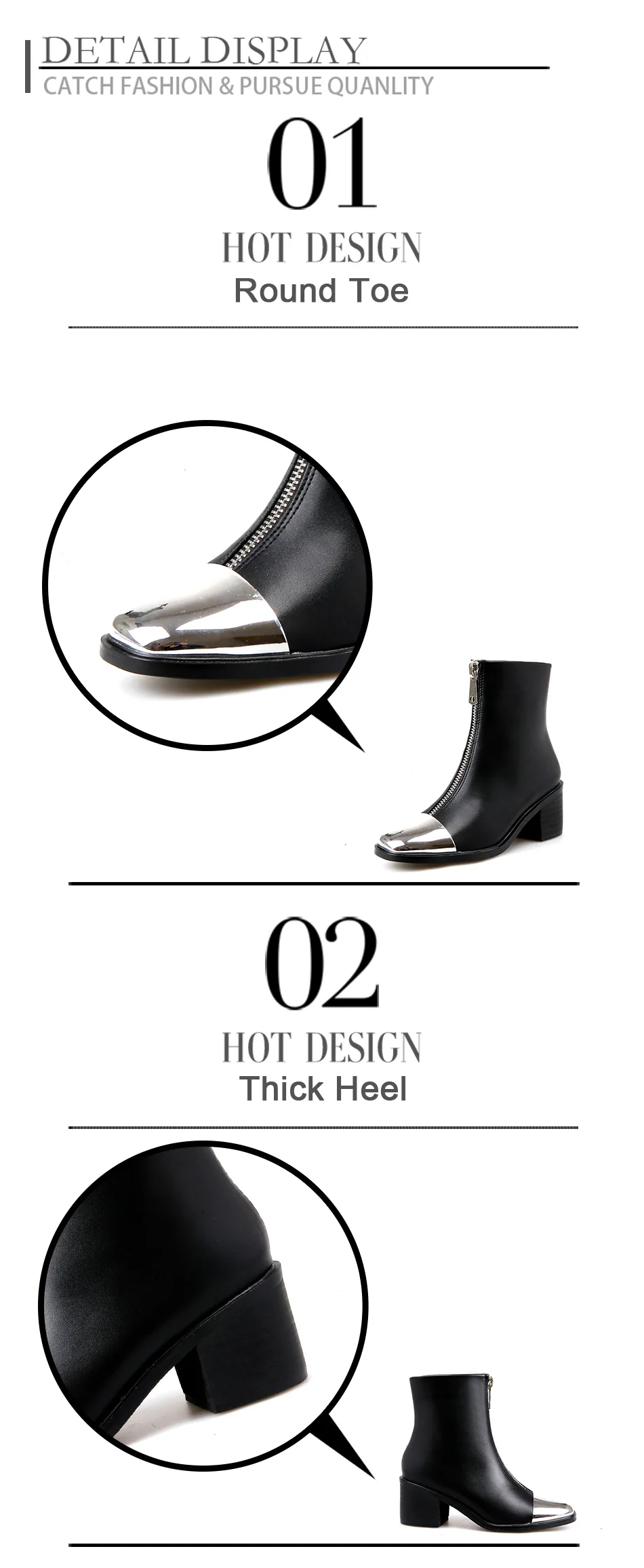 rubber sole female boots 