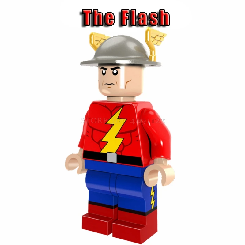 The Flash Набор вспышек DC фигурки фильмов черная обратная вспышка Джокер Бэтмен Mera Arthur строительные блоки кирпичи игрушки Marvel Мстители Халк игрушка - Цвет: The Flash