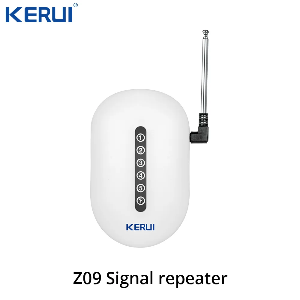 Kerui-repetidor de señal inalámbrico Z09, amplificador expansor de señal para sistema de seguridad de alarma para el hogar